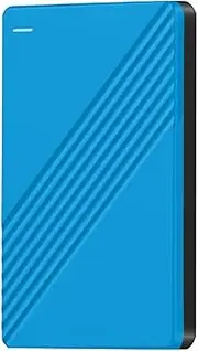 External Hard Drive USB 3.0 Portable Solid State Drive with Stable 5Gbps Transmission 2.5'' Metal Hard Drive for Notebook PC Android & Windows Blue 80GB