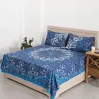 Indian Mandala Tapestry Bed Sheet Set Double Queen Size Bedding Bedspread Throw