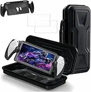 Ssumght 4 in 1 Accessories Set for Playstation Portal,Protective Hard Shell Portable Travel Carry Handbag,Premium Soft TPU Protective Cover,2 Pack Screen Protector,Accessories Bundle for PS5 Portal