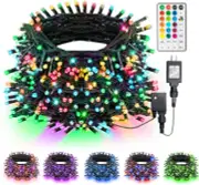 Color Changing Christmas Lights, 66Ft 200 LED RGB String Lights W