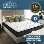 Premium 16cm Double Size Mattress Bed Bonnell Spring Medium Firm Soft top layer
