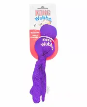 KONG Wubba Dog & Puppy Fetch & Train Pet Tug Squeaker Toy - Purple