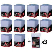 250 Ultra PRO Thick 75pt Toploaders + 300 SLEEVES Toploader Loader Loaders 10