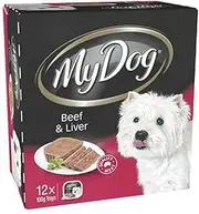 My Dog Wet Dog Food Meaty Loaf with Beef and Liver, 100 g (Pack of 12)