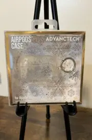 Advanctech Airpods Case For Apple Airpods Pro Protective Case~Snow Flakes~New!!!