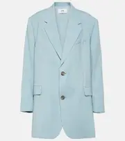 [Ami Paris] Ami Paris Single-breasted virgin wool blazer AU 6 blue