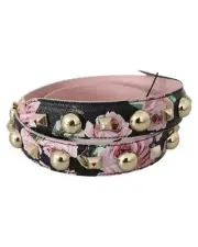 Dolce & Gabbana Shoulder Strap with Floral Print One Size Women