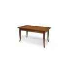 Extendable Table Rectangular Art Povera Finished Bassano Legs Sabre