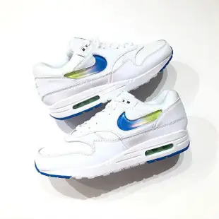 Nike Air Max 1 Jewel 白藍 漸層 慢跑 氣墊 男 藍綠 果凍 AO1021-101