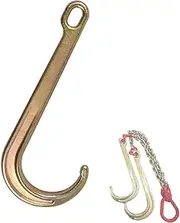 Obstacle car J Type Hanging Chain Single Hook - Chain Tow J Hooks And Grab Hooks, Brake Rope Trolley Rope Hanging Chain For Car Wrecker Recovery, Transport Tow Chain Truck Hook Up Lanyard Breakdown ca