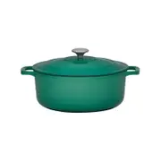 Chasseur Round French Oven 26cm - 5L Emerald Green