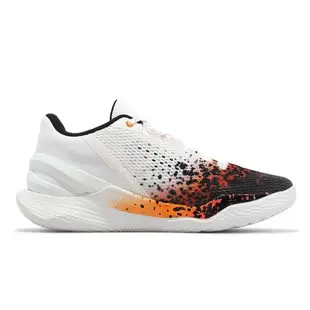 Under Armour 籃球鞋 Curry 2 Low Flotro NM 男鞋 白 橘 Chef Curry 運動鞋 UA 3026277100