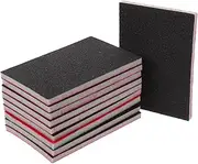 FELTECHELECTR 10Pcs Sanding Sponge for Furniture Double Sided Sanding Block Grit for Efficient Polishing of Surfaces for Cars and Furniture Finishing