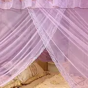 Net Bed Canopy, 4 Corners Post Canopy Bed Curtain, Breathable Netting Bed Tent, Mesh Net for Girls, Adults, Princess Bedroom Decoration (120 * 200 * 200)