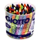【義大利 GIOTTO】好清洗兒童專用蠟筆(校園60支裝)附筆筒