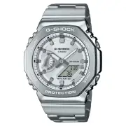 *BRAND NEW* Casio G-Shock Silver-tone Dial 200M Stainless Men's Watch GM2110D-7A