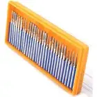 JINGLING Diamond Grinding Head Set Carving Burr Bits Nail Care Tools Shank 3/32"