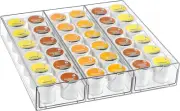 Coffee Pod Holder Organizer for K-Cup, 36 Pod Storage, Clear Acrylic