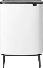 Brabantia BO Touch Bin Hi 2 x 30 Litre, White