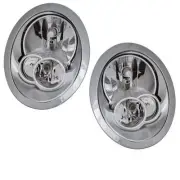 For 05-08 Mini Cooper Halogen Headlight w/o Headlamp Washer with Bulb PAIR SET (for: Mini)
