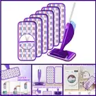 6 Pack Reusable Mop Pads for Swiffer WetJet Spray Mop, Wet Pads Refill Wet Jet