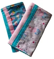 Peppa Pig, Baby, Burp Cloth Set of 2 GREAT GIFT IDEA, Handmade.