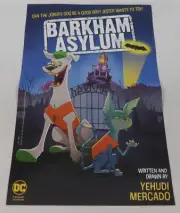 Barkham Asylum 11" x 17" Promo Poster - Joker's Dog Jester - Yehudi Mercado