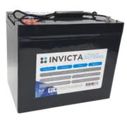 Invicta 12V 75Ah Lithium Battery with Bluetooth