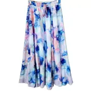 *New* PORTMANS Watercolour Midi Skirt SIZE 8 Drawstring Waist RRP $129.95 BNWT