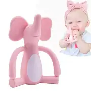 Baby Teether Elephant Silicone Teething Toys for Training Chew Gum Molar Stick