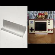 Clear Ice Game & Watch Minimalist Handheld Display Stand Low Profile Nintendo