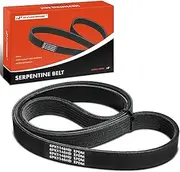 A-Premium Engine Serpentine Drive Belt Compatible with Ford Explorer 2017-2019 3.5L, Police Interceptor Utility 2018-2019 3.5L & International Harvester 9300 1995-1998 11.1L 12.7L