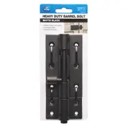 Zenith Matte Black Heavy Duty Barrel Bolt