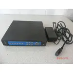 (二手) H264~DVR~四路/監控錄放影機~內建硬碟500GB(SATA)~附電源變壓器