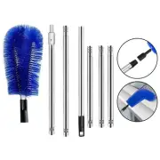 Safe Gutter Cleaning Solution Telescopic Brush and Extension Rod Combination