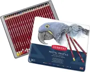 Derwent Pastel Pencils, Drawing & Writing, Set of 24, Ideal for Blending & Colou