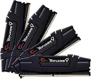 G.Skill RipJaws V Series 128GB (4 x 32GB) 288-Pin SDRAM PC4-28800 DDR4 3600 CL18-22-22-42 1.35V Quad Channel Desktop Memory Model F4-3600C18Q-128GVK