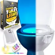 Toilet Bowl Night Light - Unique Cool Gadget with Motion Sensors and Multi Co