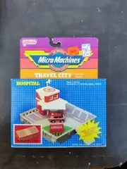 Original Galoob Micro Machines 1988 Travel City Hospital Factory Sealed D6