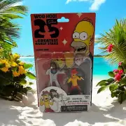 NECA The Simpsons 25 Greatest Kid Rock James Brown Mini-Figures Series 1 Rare