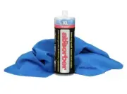 The Absorber Synthetic Premium Drying Chamois Cloth, XL (29 x 18 In). Blue