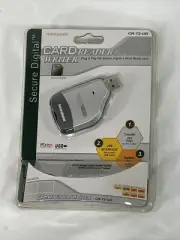 Secure Digital Hotswappable Card Reader/Writer Multi Media Card PC Mac CR-T2-UD