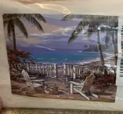 Paint by Numbers Canvas **BEACH** (CANVAS ONLY)