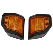 1 Pair Car Corner Lights Lamp for Land Cruiser LC70 LC76 LC78 LC79 2024+ Auto Accessories (Without Bulb) YellowBlack