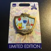 Winnie Pooh Skyway Walt Disney World 50th Anniversary Opening Attraction Pin LE