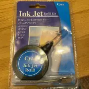 CYAN INK JET REFILL KIT HP,DELL,EPSON, Lexmark, Brother, canon New sealed