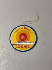 Vintage Sun-Way Cruises S/S Doric Luggage Tag