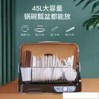 在飛比找樂天市場購物網優惠-碗櫃 消毒柜家用小型臺式 迷你消毒碗柜殺菌烘干餐具保潔柜烘碗