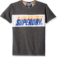 在飛比找Yahoo奇摩購物中心優惠-SUPERDRY 極度乾燥 男 T恤 灰色 1644