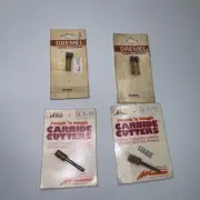 Vintage Dremel Bits & Parts 990804 Motor Brushes Grinding & Cutting Bits lot
